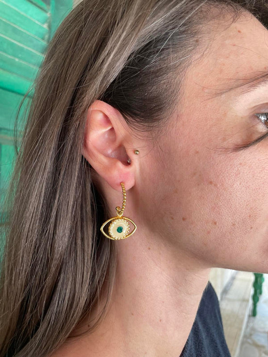 Into your eyes earrings