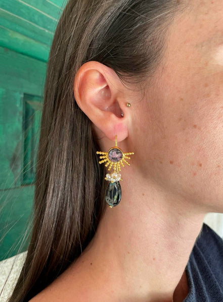 Heliodora earrings