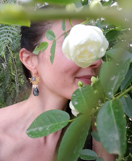 Heliodora earrings